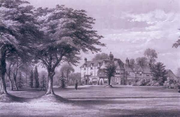 Etching of Grayshott Hall