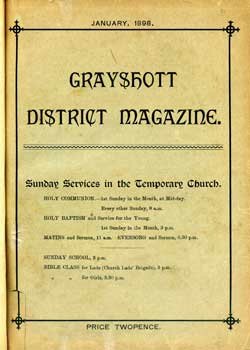 Photo of Grayshott District Magazine in 1898