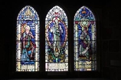 Photo of window on north aisle of St Lukes Church