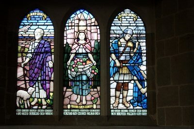 Photo of window on north aisle of St Lukes Church