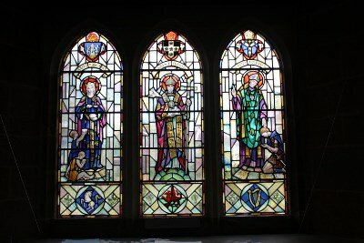 Photo of window on north aisle of St Lukes Church