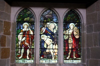 Photo of window on south aisle St Lukes Church