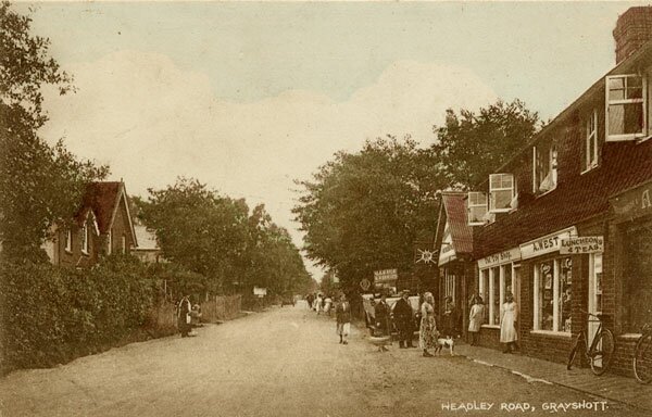 Photo of Headley Road c. 1922