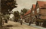 Cornish?s Greengrocers, Frost?s Newsagents and Overton Garage in 1924